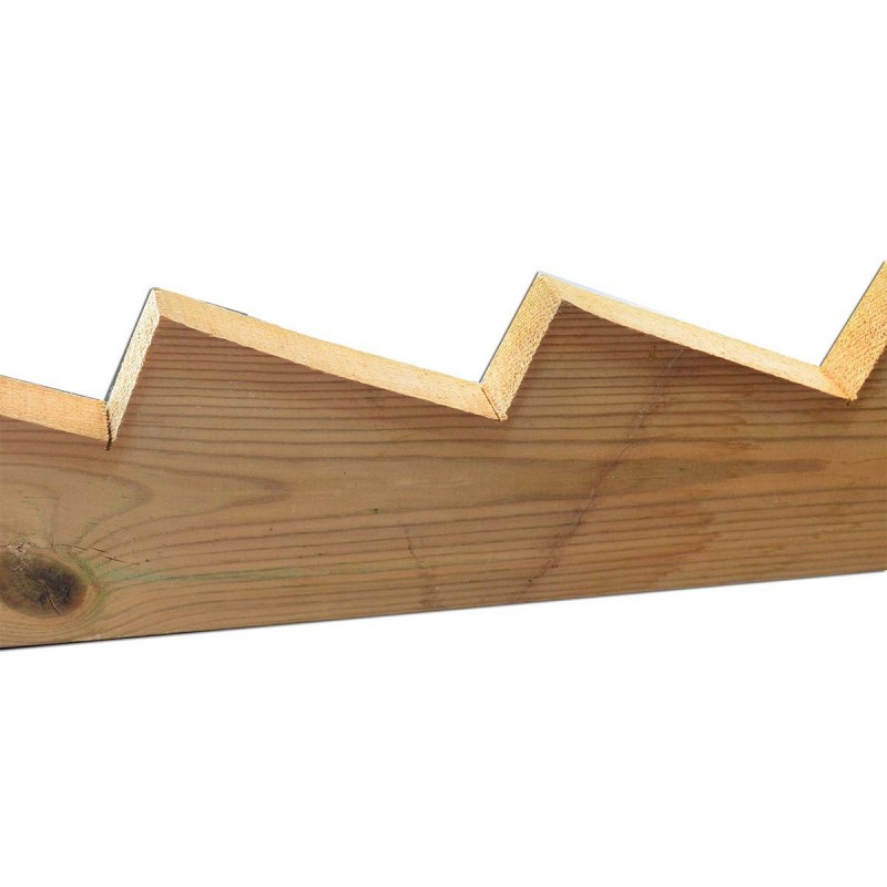 Ξύλινος οδηγός τάβλας περσίδα 2,1 x 9,5 x 420εκ.