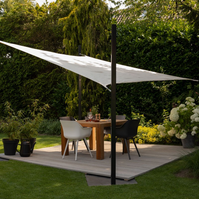 Τετράγωνο πανί σκίασης 285gsm 3,6 x 3,6m NESLING Ναυτικό μπλε