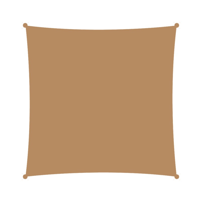 Τετράγωνο πανί σκίασης 230gsm 3,6 x 3,6m Εκρού