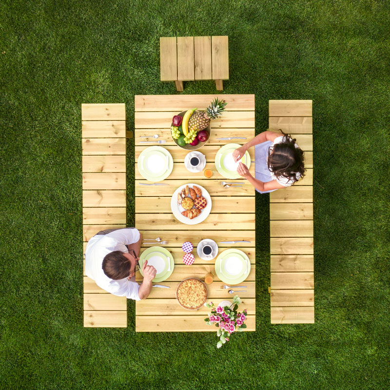 Έπιπλα κήπου Βικτώρια Ξύλινος πάγκος Βικτώρια