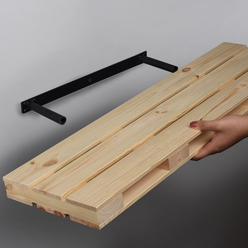 Ξύλινο ράφι παλέτα Ξύλινο ράφι ¨παλέτα¨80εκ.