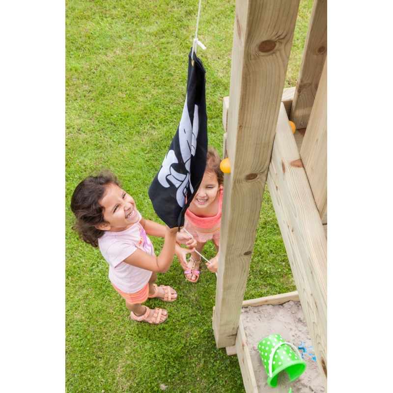 Παιδική σημαία με ανέλκυση "Πειρατής" Σημαία με ανέλκυση πειρατής 55 x 45εκ.