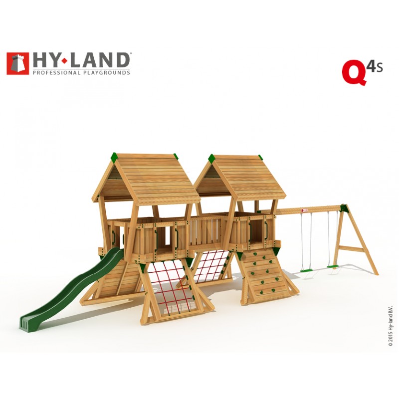 Ξύλινη παιδική χαρά | Q4S Με προέκταση
