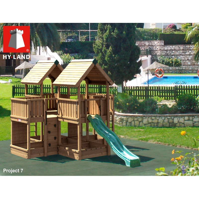 Ξύλινη παιδική χαρά | Project 7 Παιδική Χαρά Επαγγελματικής Χρήσης - Project 7