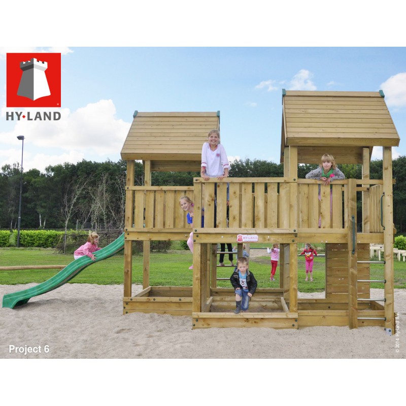 Ξύλινη παιδική χαρά | Project 6 Παιδική Χαρά Επαγγελματικής Χρήσης - Project 6