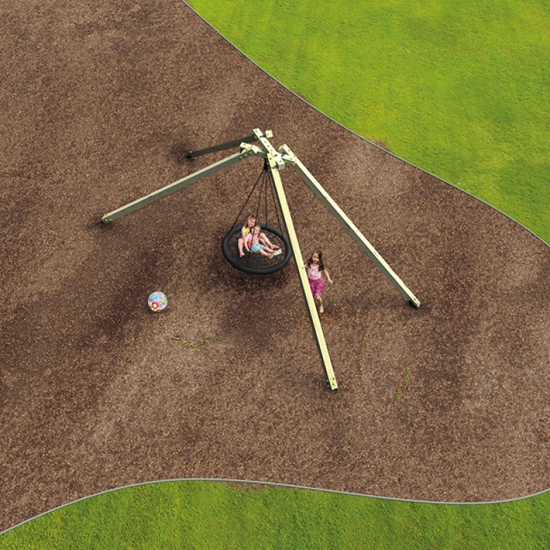 Ξύλινη παιδική χαρά | Baobap White Rhino |  BAOBAP