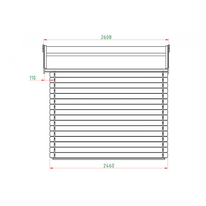 Ξύλινη αποθήκη κήπου 246 x 296εκ. ΑΠΟΘΗΚΗ ΚΗΠΟΥ 246 x 296εκ. | 16 406