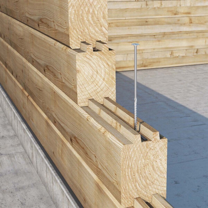 Βίδες ξύλου torx Ø6mm με πλατιά κεφαλή ΒΙΔΕΣ TORX ΠΛΑΤΙΑ ΚΕΦΑΛΗ 6 x 50mm