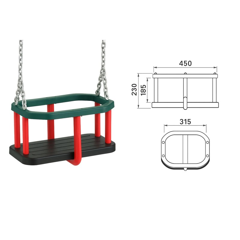 Κάθισμα Νηπίων με Αλυσίδα