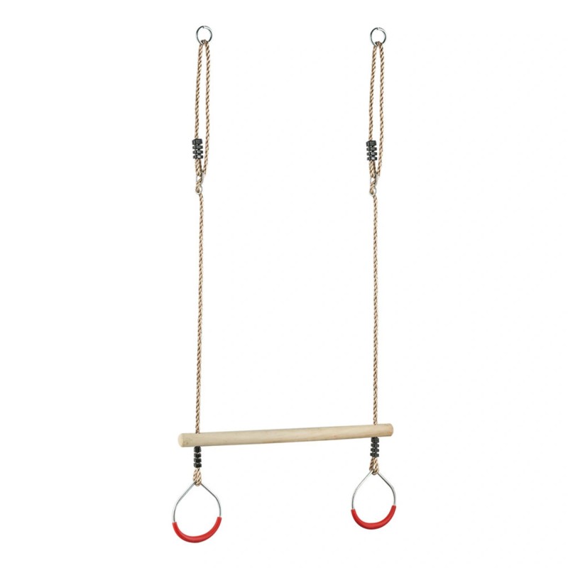 Ξύλινη Μπάρα με Κρίκους Γυμναστικής για Παιδιά