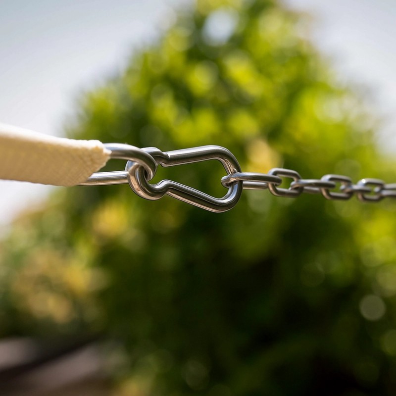 Άγκιστρο 8x80mm INOX για πανί σκίασης