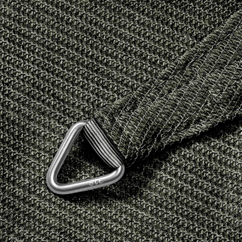 Πανί Σκίασης Τρίγωνο 280gsm Premium 90° - 5 x 5 x 7,1m - Olive