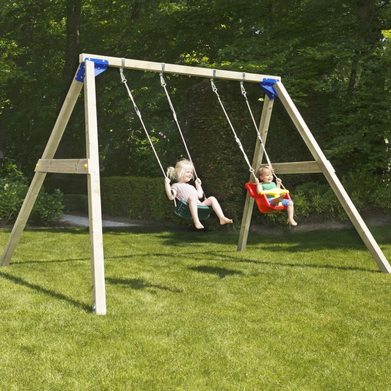 Ξύλινη κούνια Freeswing 240εκ.