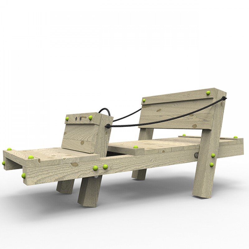 Ξύλινη παιδική χαρά | Buggy White Rhino |  BUGGY