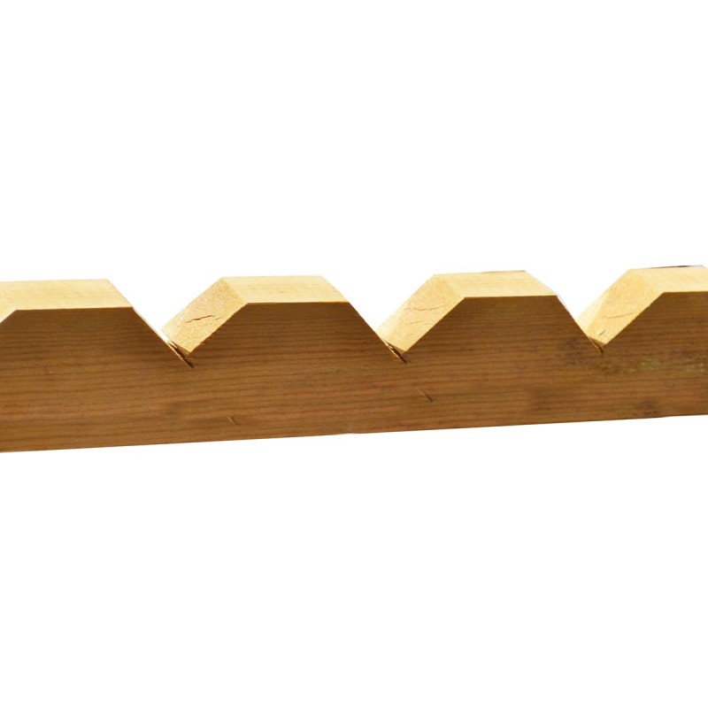 Ξύλινος οδηγός τάβλας περσίδα 2,1 x 4,5 x 420εκ.