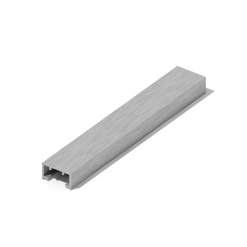 therrawood aluminium top rail 500εκ. | ΓΚΡΙ ΣΚΟΥΡΟ