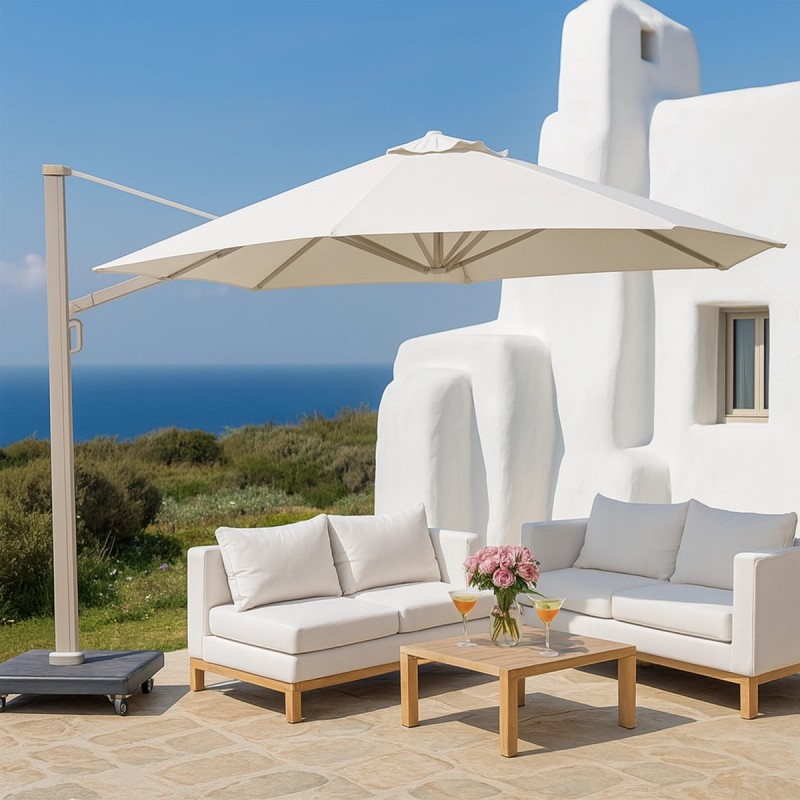 Premium Ομπρέλα Κήπου Ø3.5m Μπεζ