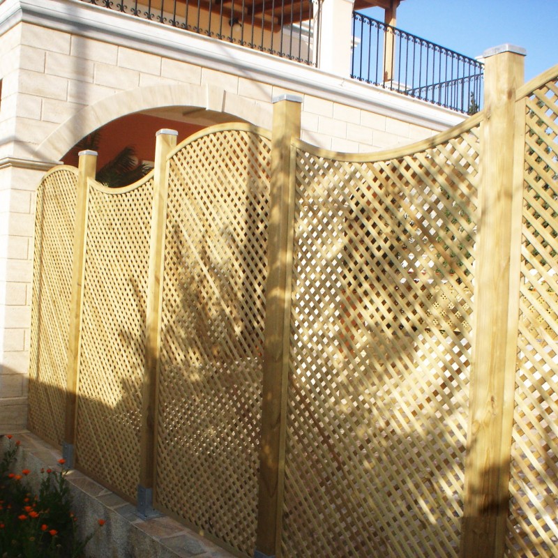 Καφασωτό διαμάντι αψίδα (2 x 2) 180(Υ) x 120εκ.