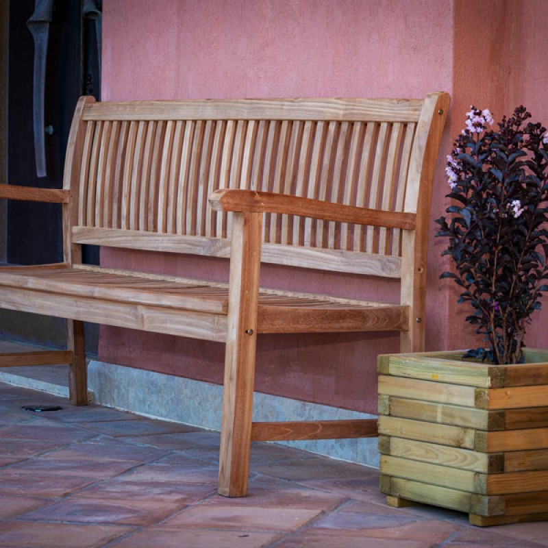 Ξύλινο παγκάκι teak Παγκάκι TEAK 180εκ.