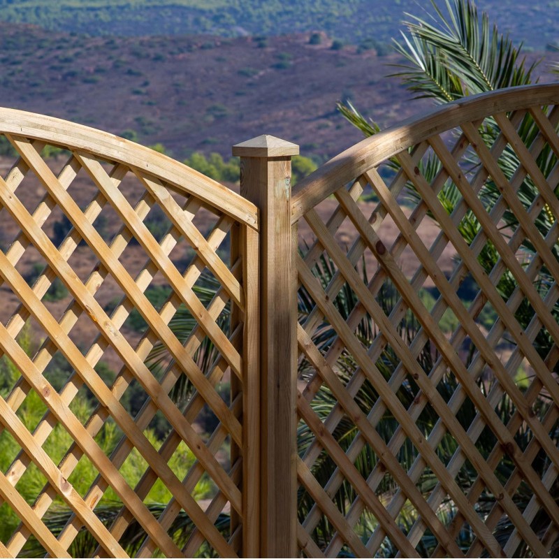 Καφασωτό διαγώνιο Αψίδα (6 x 6) 180(Y) x 90εκ.