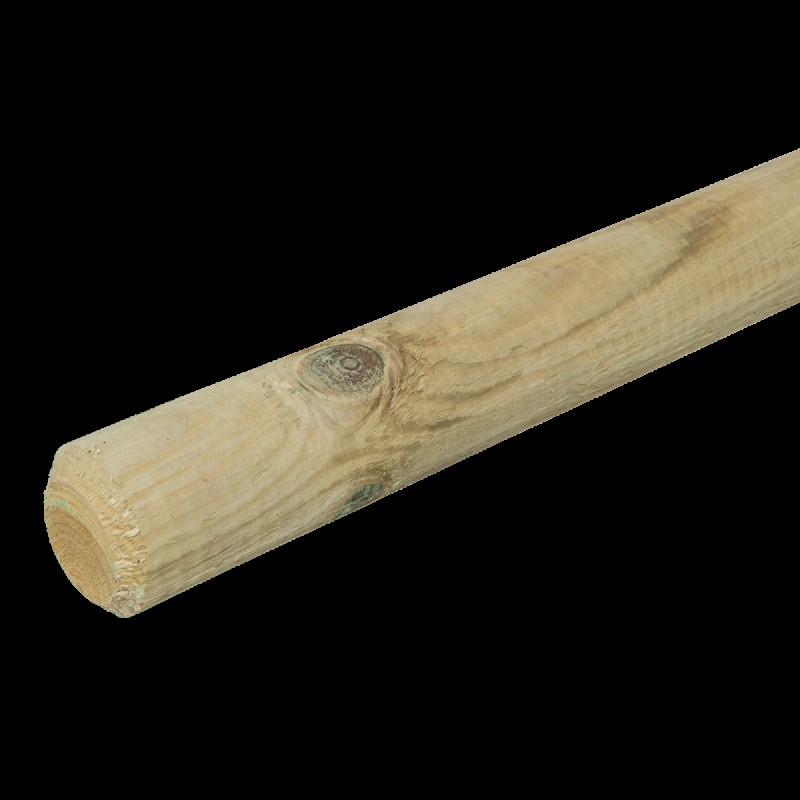 Ξύλινος πάσσαλος Ø6εκ. Ø6 x 120εκ. | με μύτη