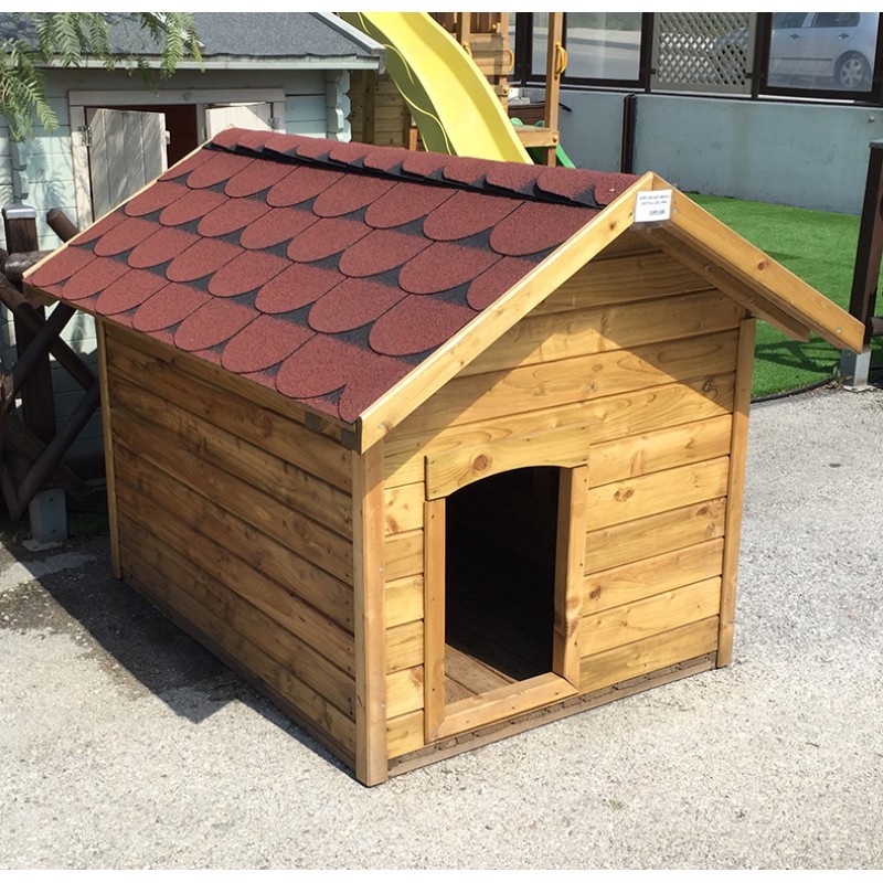 Ξύλινο σπίτι σκύλου 90 x 120εκ. 90 x 120εκ.