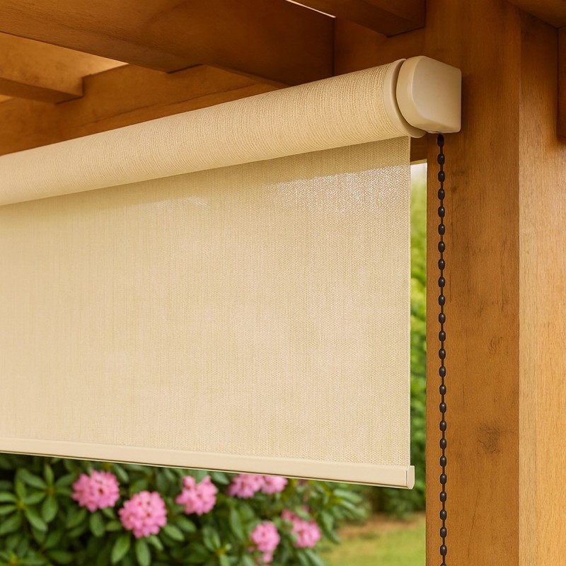 Στόρι Εξωτερικού Χώρου 240 x 296 εκ. - Εκρού