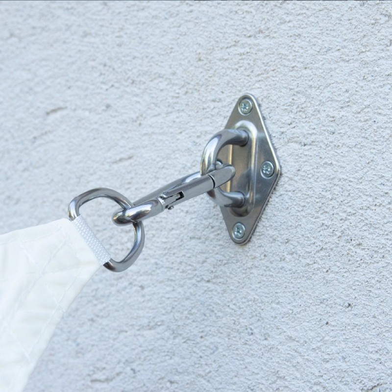 Κρίκος βιδωτός για Πανί Σκίασης - INOX