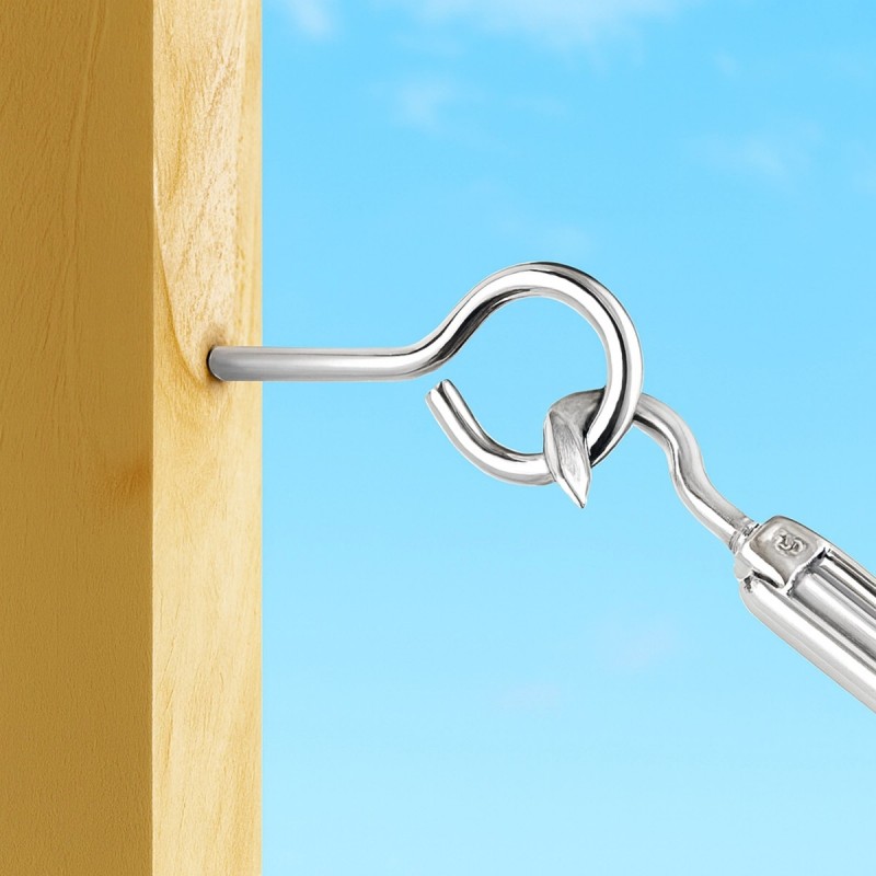 Κρίκος για τοποθέτηση Πανιού Σκίασης - INOX