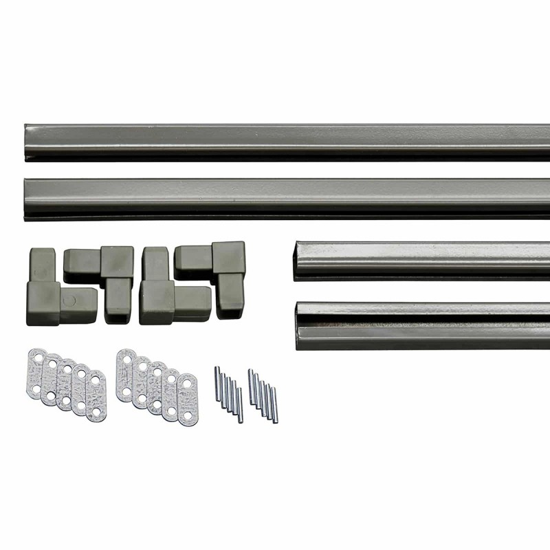 Κιτ Πλαισίου C-Channel για Καφασωτά – 240 × 120 εκ. - ΓΚΡΙ