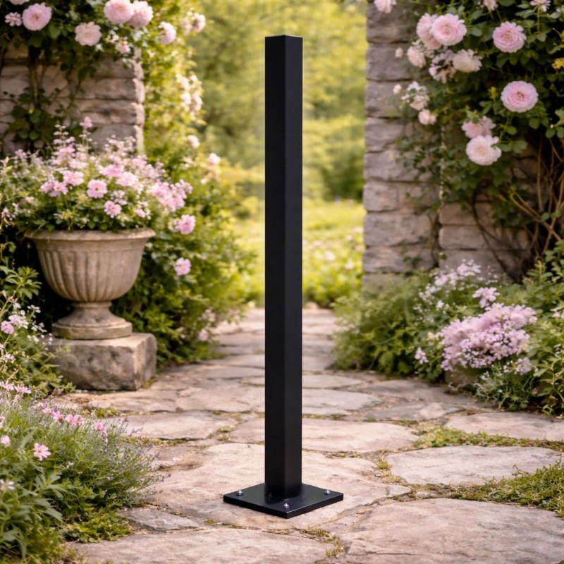 Κολώνα Μεταλλική για Συνθετικά Καφασωτά 5x5x190εκ.