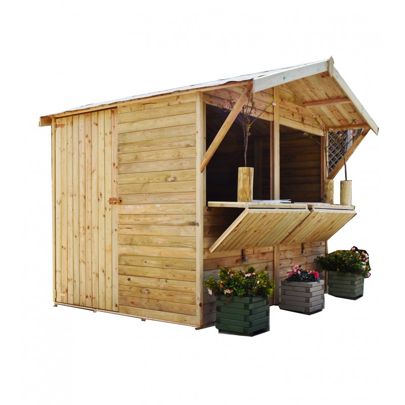 Ξύλινο περίπτερο kiosk market 240 x 180εκ. ΞΥΛΙΝΟ ΠΕΡΙΠΤΕΡΟ KIOSK MARKET 240 x 180εκ.