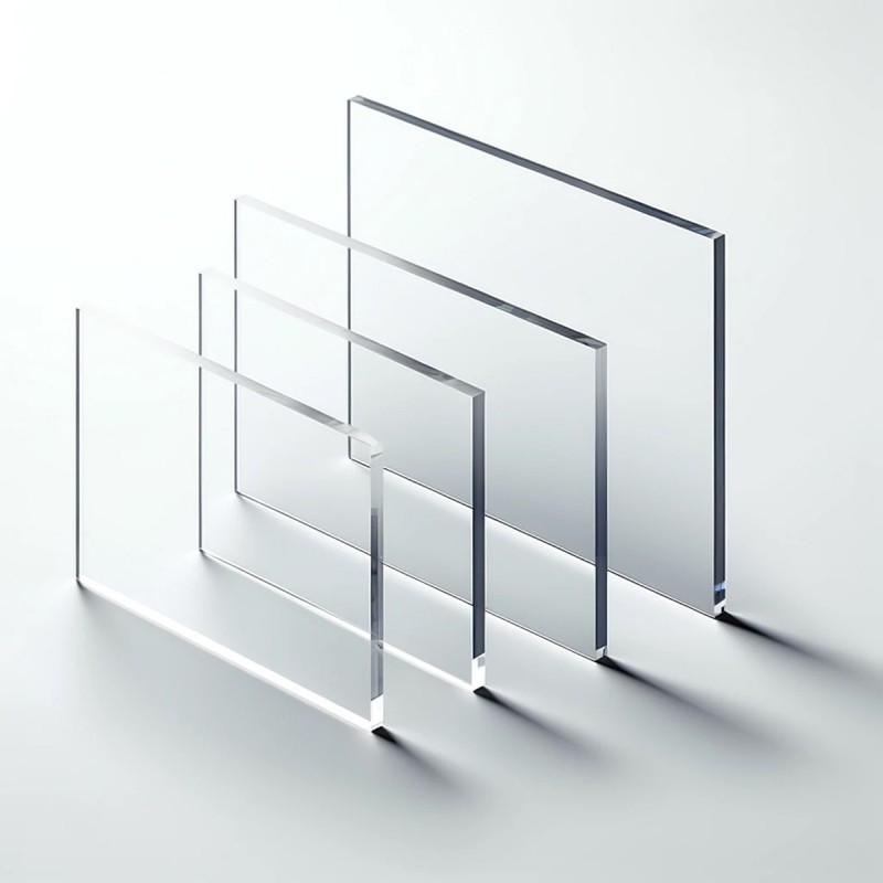 Ακρυλικό Φύλλο διάφανο 4mm Ακρυλικό Φύλλο (Πολυστυρενίο) διάφανο 4mm | 50 x 50cm (PS)