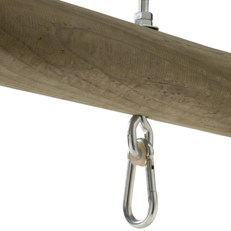 Άγκιστρο Αιώρησης Διαμπερές με Γάντζο και Δακτύλιο 10εκ.