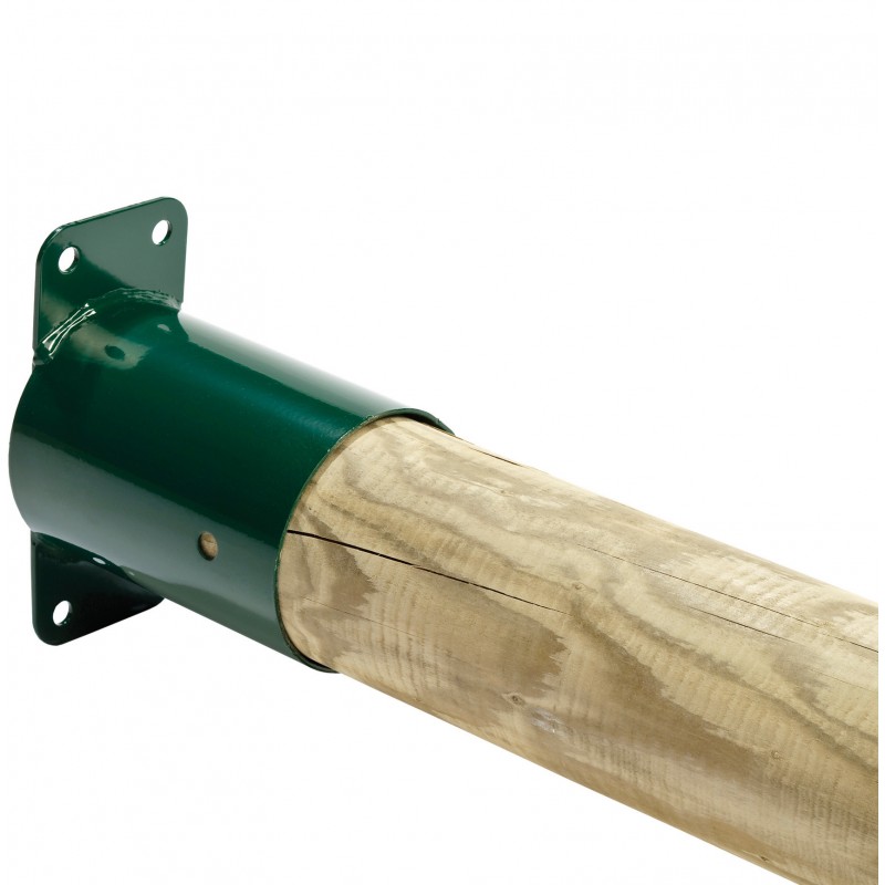 Γωνία κούνιας-τοίχου στρογγυλή για δοκό Ø10εκ.