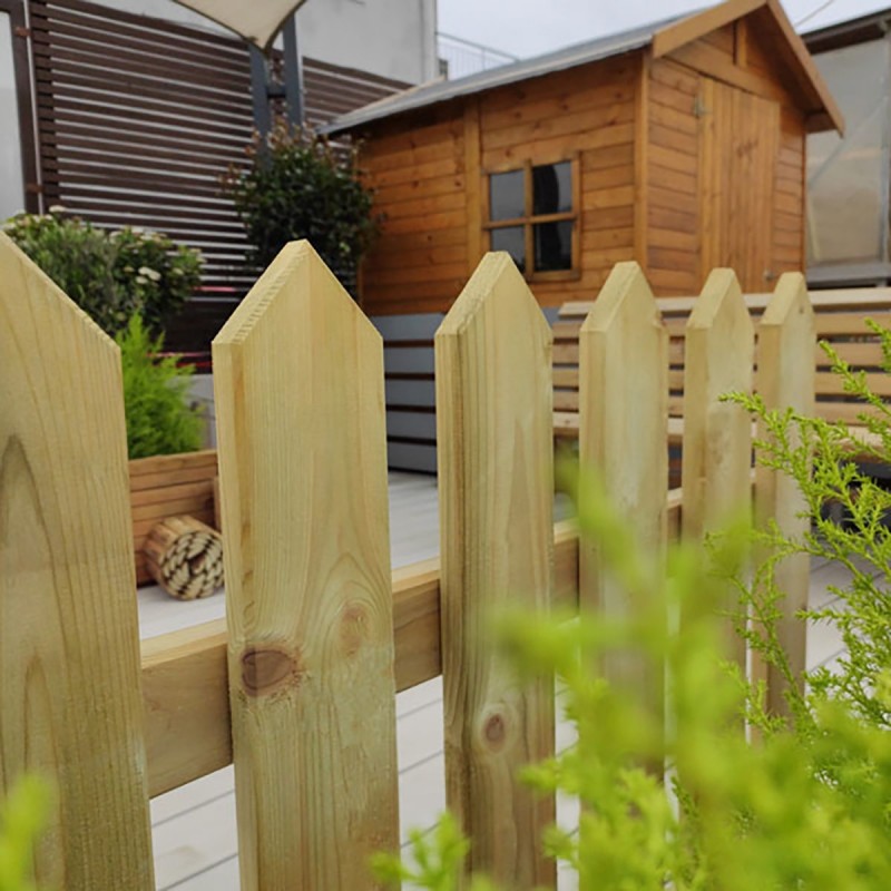 Ξύλινος φράχτης Πυραμίδα 75(Y) x 150εκ.