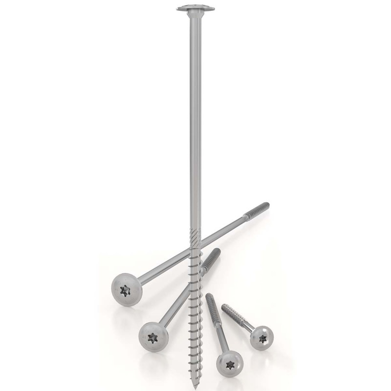 Βίδες ξύλου torx Ø6mm με πλατιά κεφαλή ΒΙΔΕΣ TORX ΠΛΑΤΙΑ ΚΕΦΑΛΗ 6 x 50mm