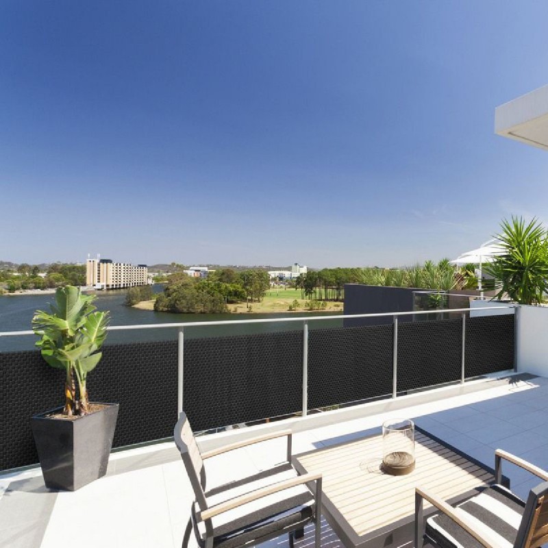 Ρολό περίφραξης techno-rattan 90 x 300εκ. | καφέ σκούρο