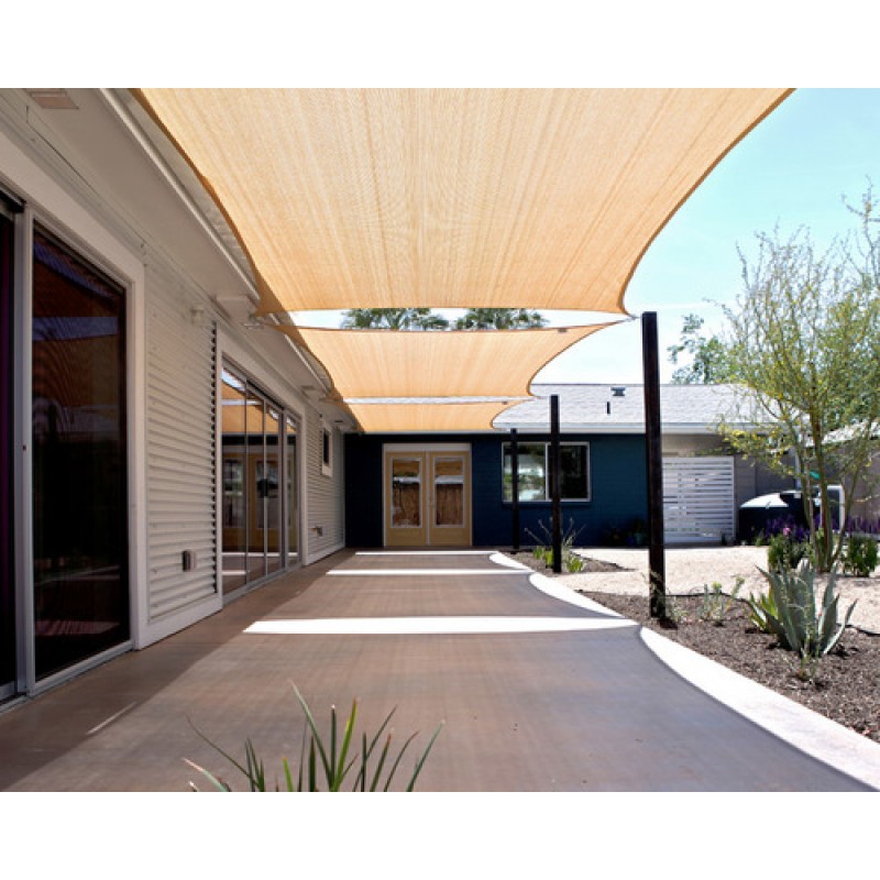 Παραλληλόγραμμο πανί σκίασης 285gsm 3 x 4m NESLING Άμμου