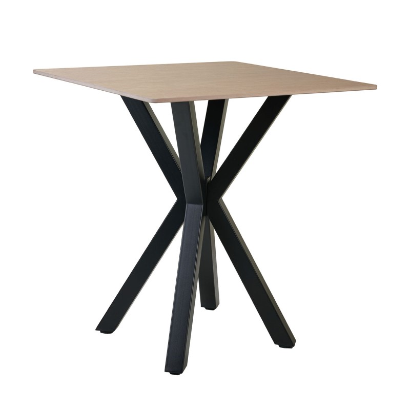 Τραπέζι Alberto Μπεζ Πέτρα 70 x 70 x 76, 100-097