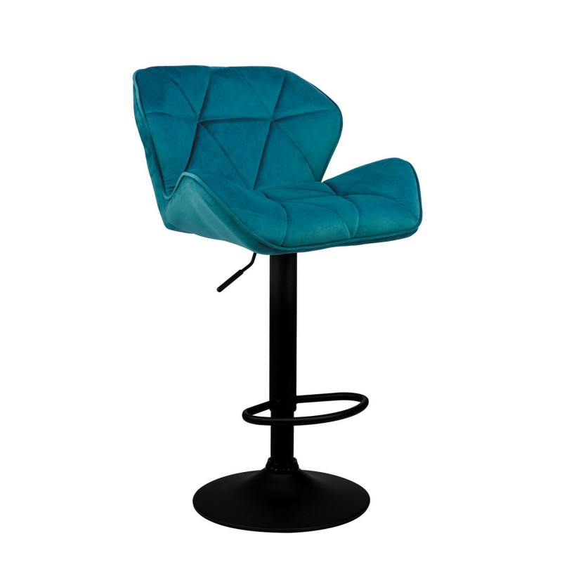 Σκαμπό Comfort Πετρόλ 53 x 52 x 91-111, 200-068