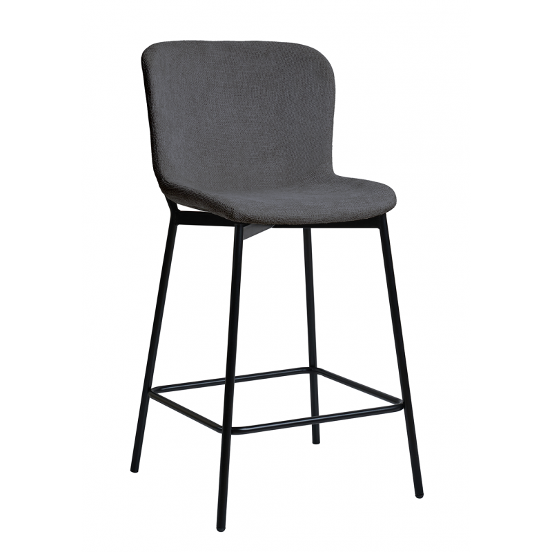 MELINA BAR ΣΚΟΥΡΟ ΓΚΡΙ 55 x 48 x 95, 200-126