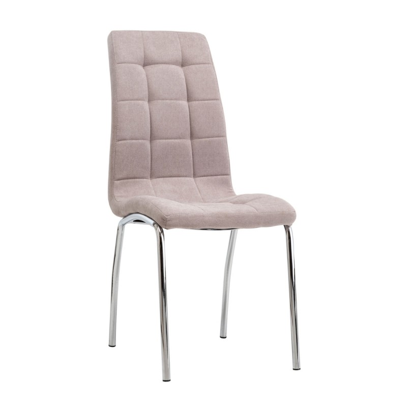 Καρέκλα Amelia Fabric Μπεζ 42 x 43 x 95, 300-087