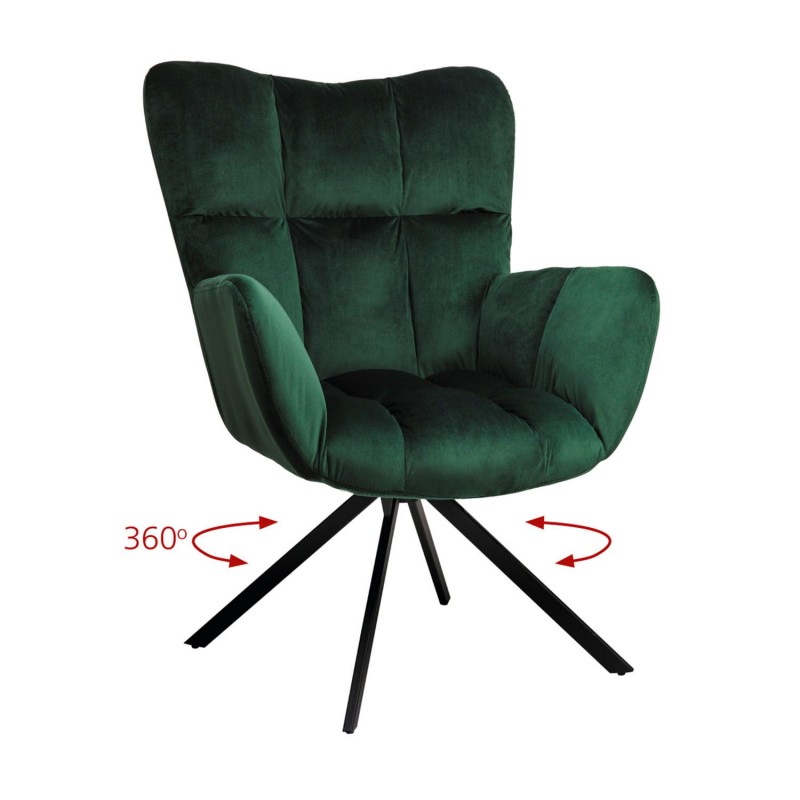 Πολυθρόνα Hilda Κυπαρισσί 62 x 72 x 88, 300-225