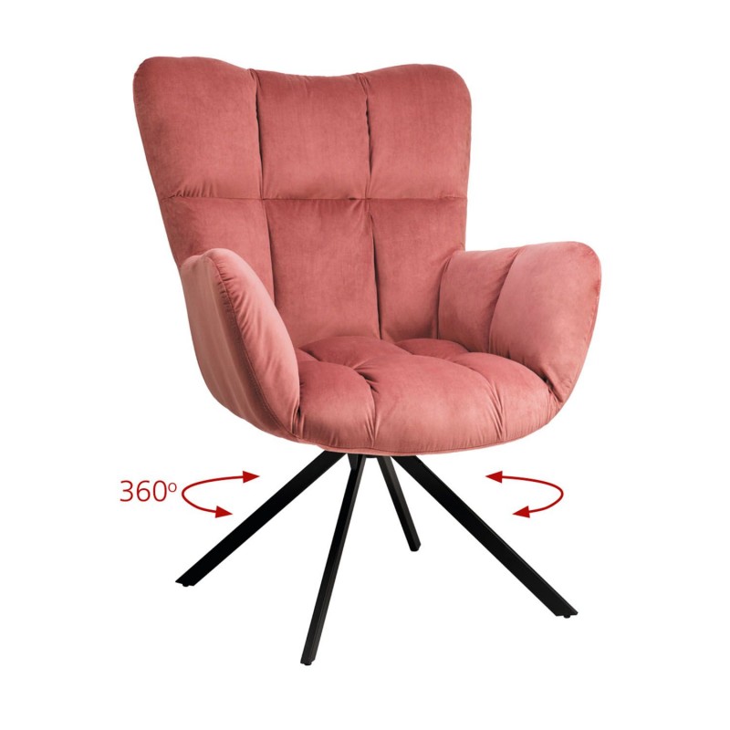 Πολυθρόνα Hilda Σάπιο Μήλο 62 x 72 x 88, 300-226