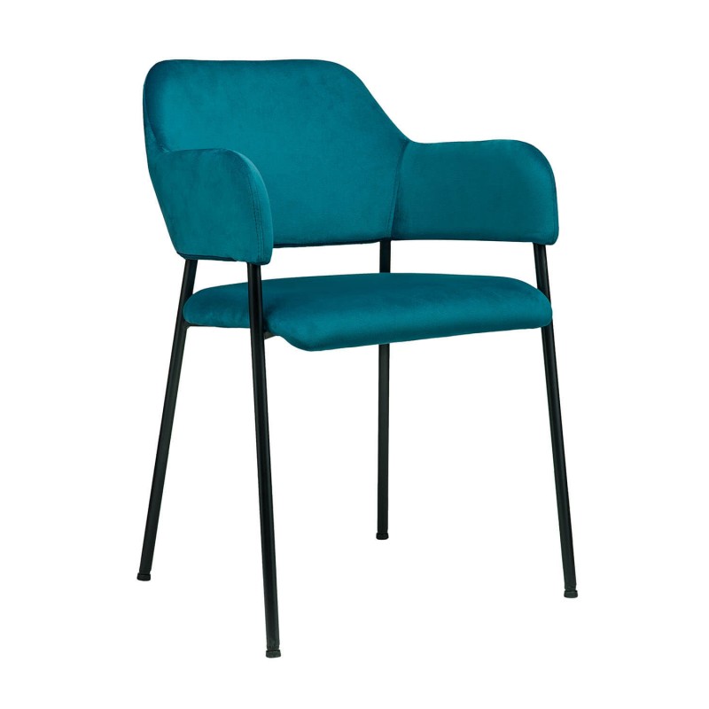 Πολυθρόνα Lila Πετρόλ 54 x 53 x 83, 300-240