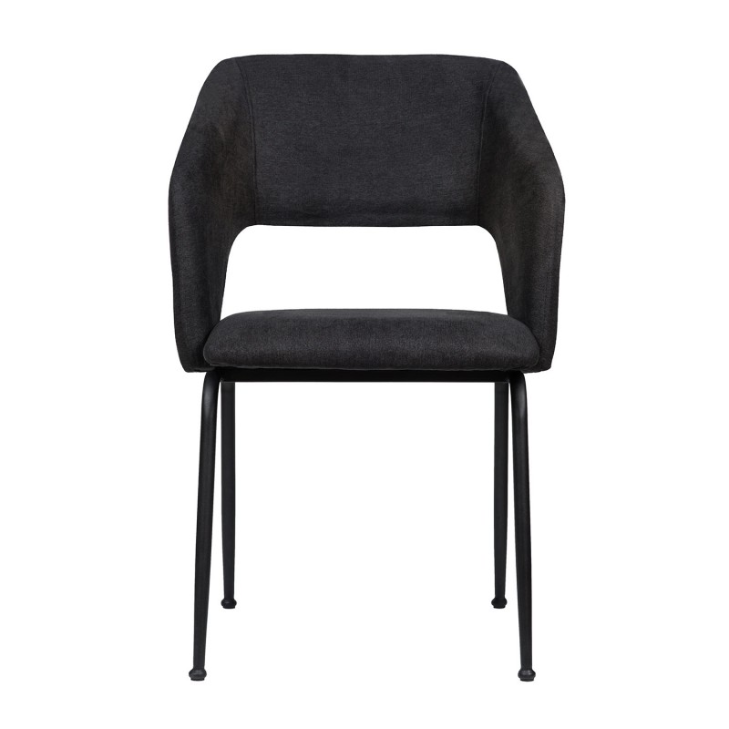 Πολυθρόνα  Mona Ανθρακί 43 x 57 x 84, 300-298