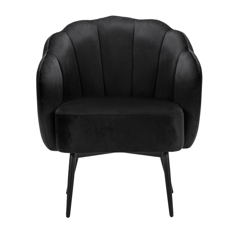 Πολυθρόνα Vela Μαύρο 67 x 60 x 78, 300-323