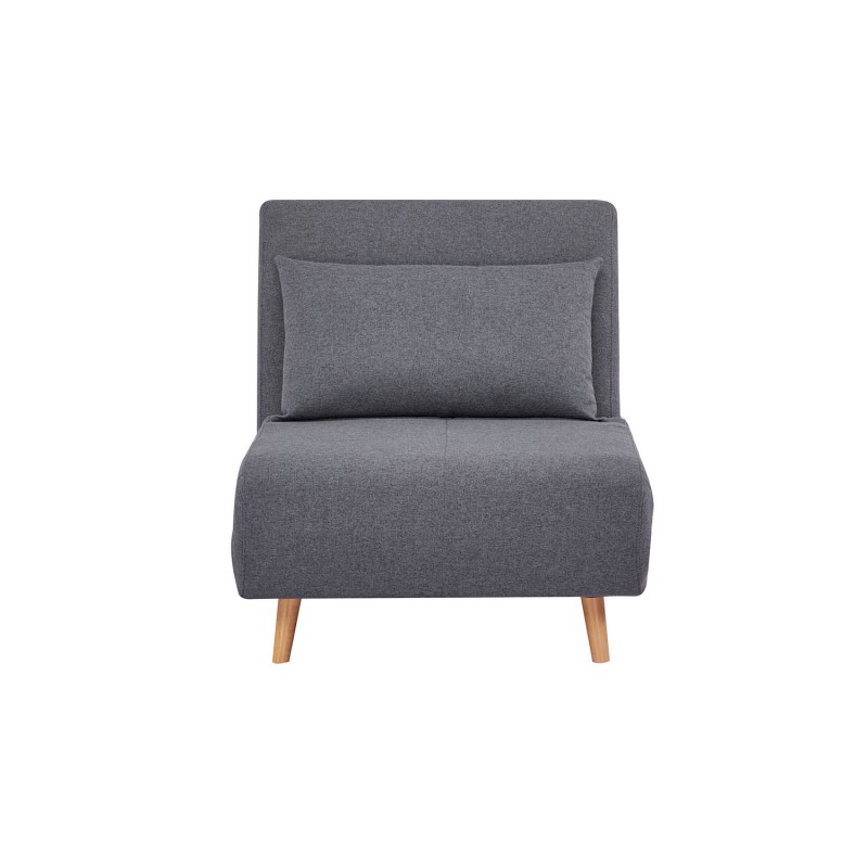 Πολυθρόνα - Κρεβάτι Scoop - 80 γκρι 80 x 91 x 84, 400-002