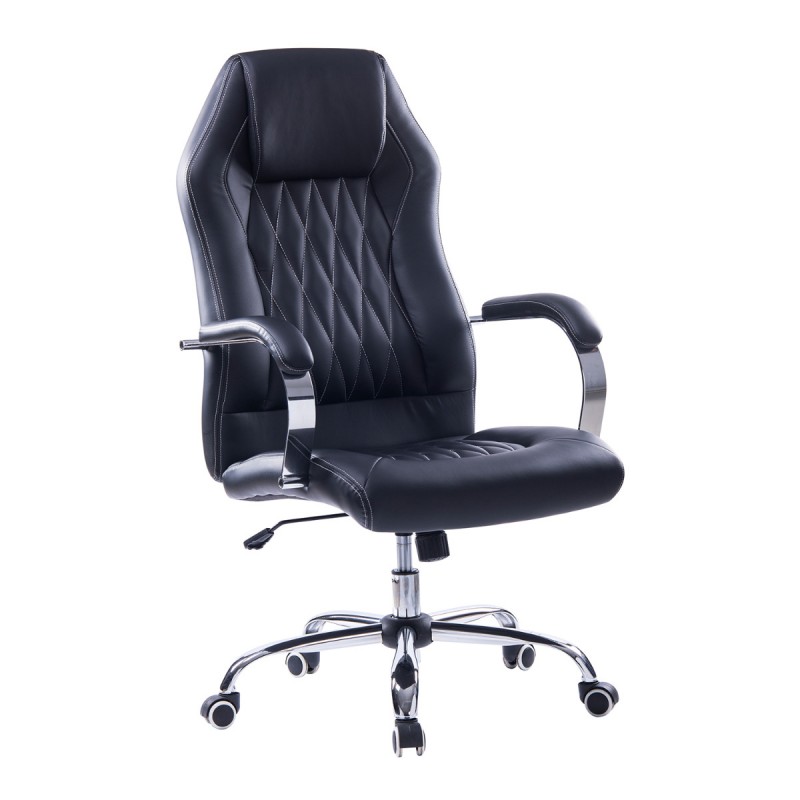 Καρέκλα Γραφείου Elda Μαύρο 64 x 68 x 119-129, 500-057